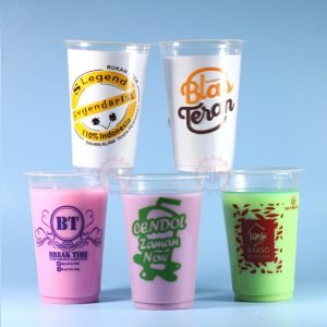 Menyablon Gelas Plastik
